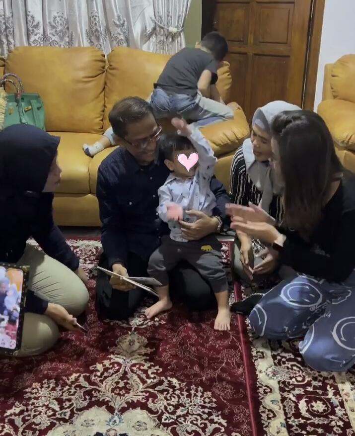 8 Momen Doddy Sudrajat bertemu Gala Sky, lepas rindu dengan cucu