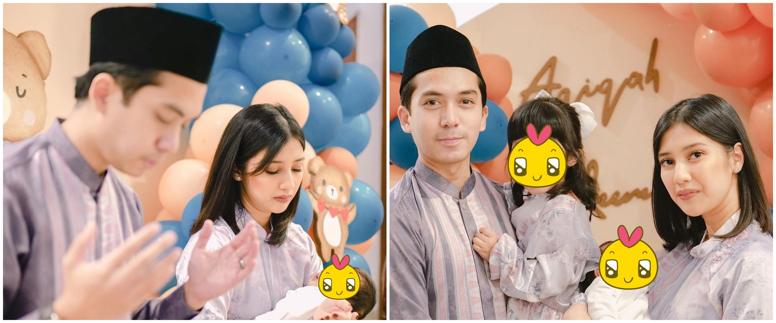 7 Momen akikah anak kedua artis FTV Fita Anggriani, penuh kebahagiaan