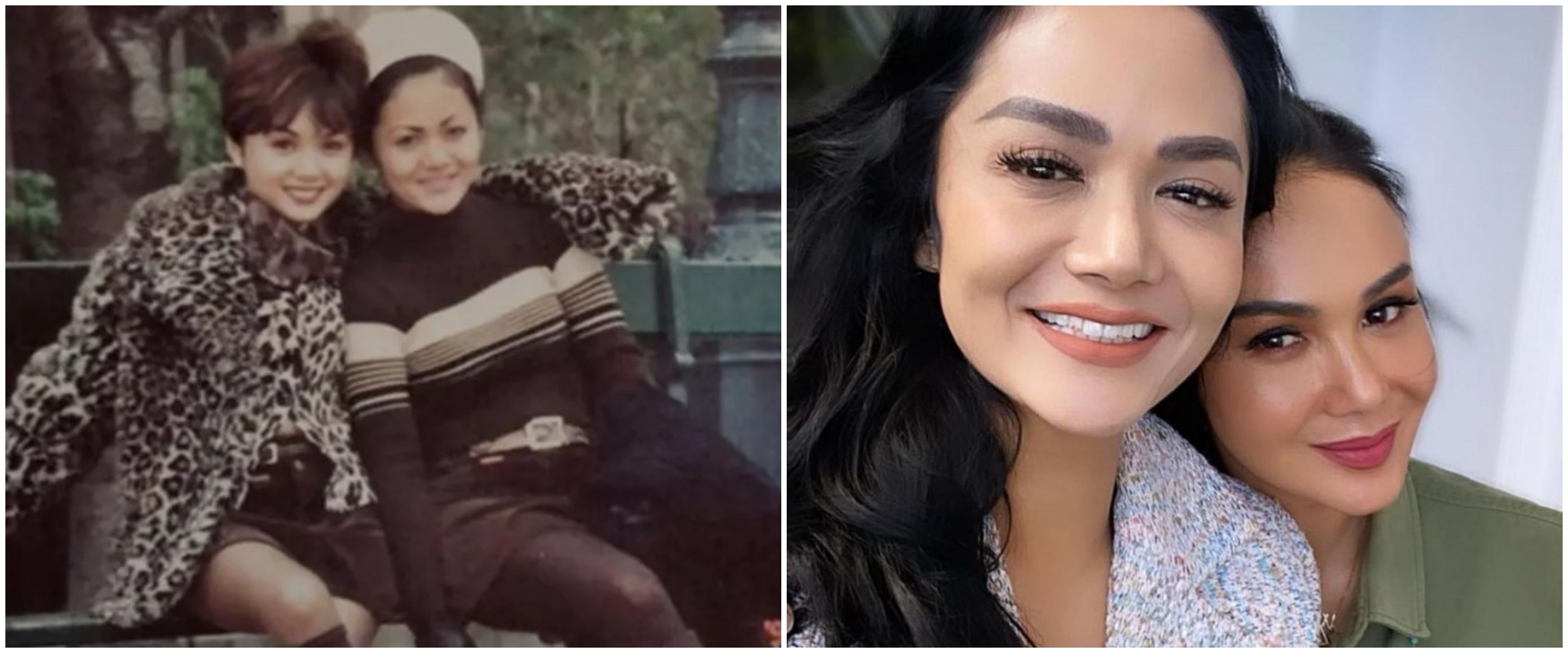 11 Potret kebersamaan Krisdayanti dan Yuni shara dari dulu hingga kini