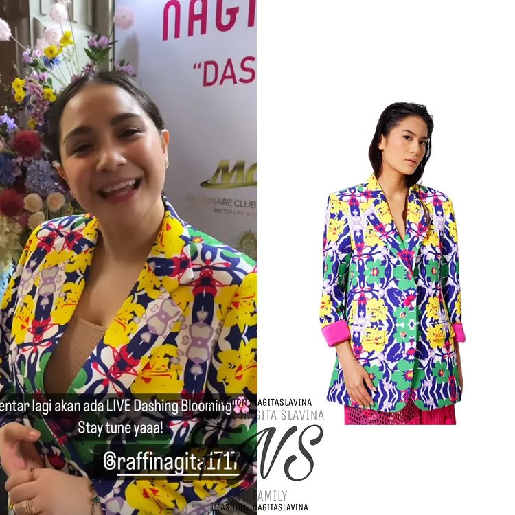 7 Gaya elegan Nagita Slavina saat launching brand fashion