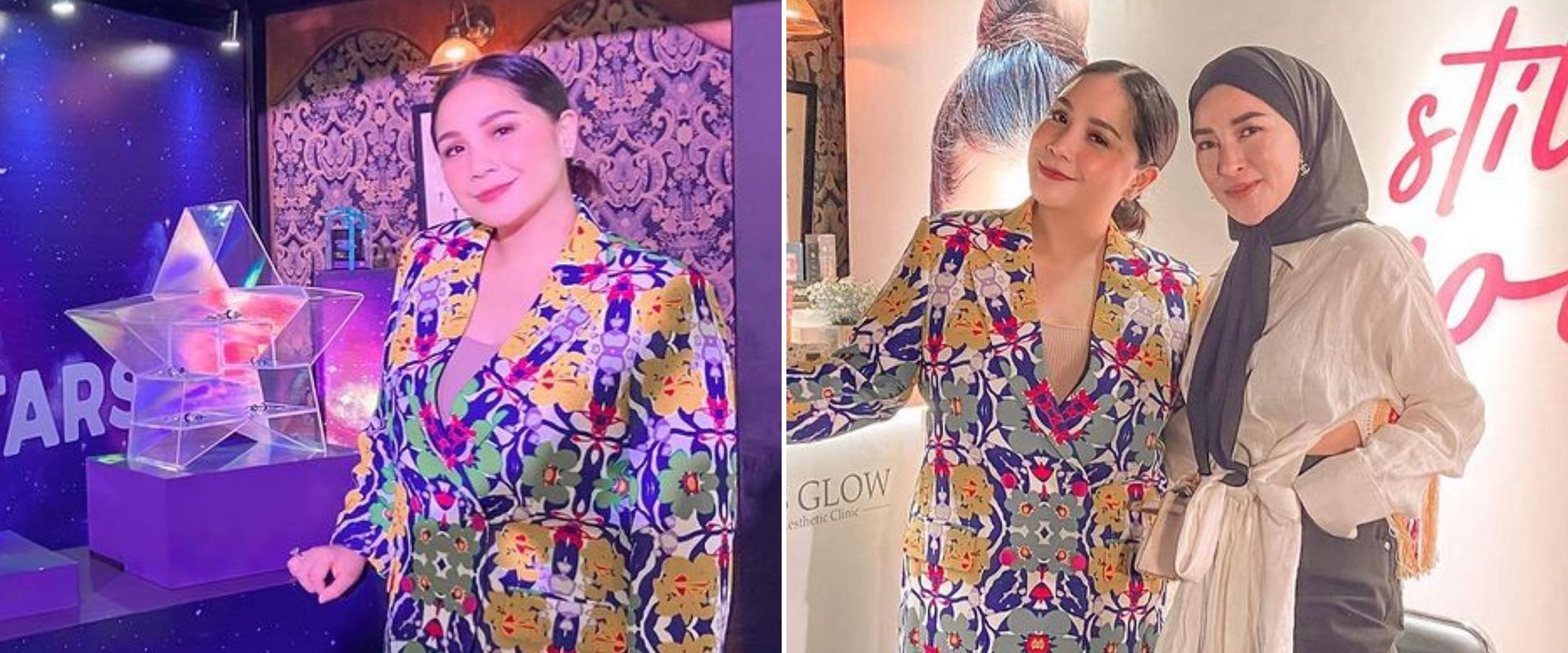 7 Gaya elegan Nagita Slavina saat launching brand fashion