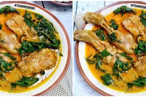 Resep gulai ayam daun pepaya, enak, gurih, dan menggugah selera