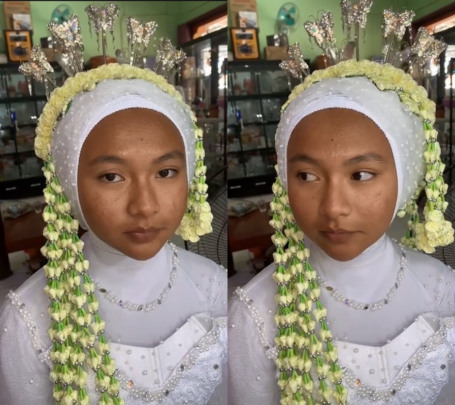 Potret transformasi wanita dirias pengantin ini hasilnya bikin melongo
