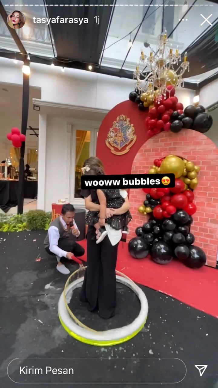 9 Momen pesta ulang tahun anak Tasyi Athasyia, bertema Harry Potter