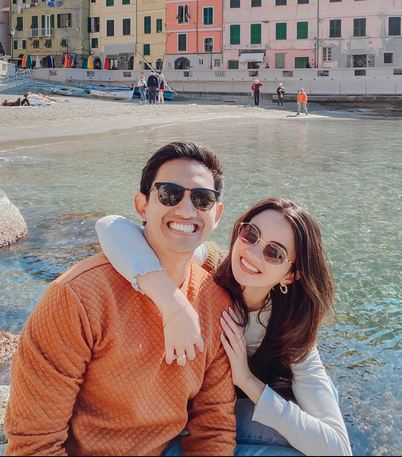 11 Momen Belva Devara dan Sabrina Anggraini bulan madu di Italia