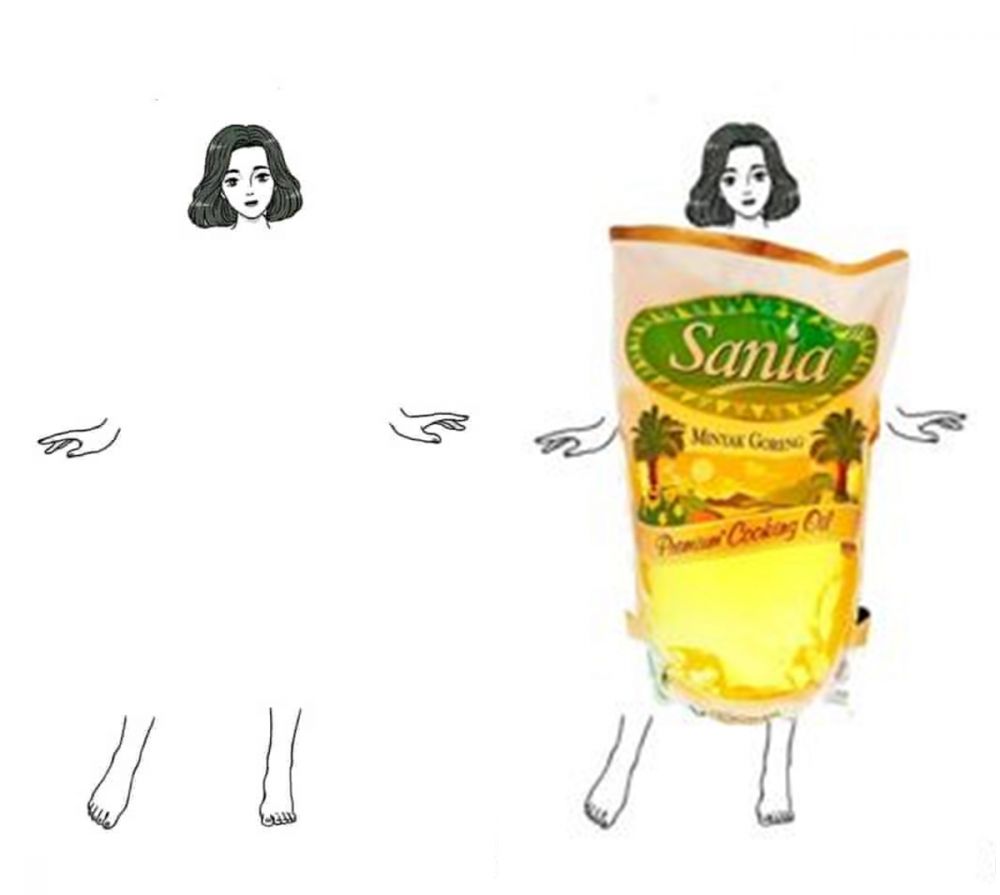 11 Gambar hasil imajinasi pengguna FB ini kreatif tapi bikin ngakak