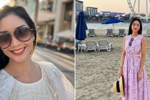 Me time bareng teman, ini 6 potret Ririn Dwi Ariyanti liburan di Dubai