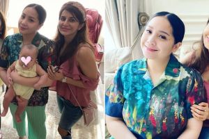 9 Momen Tina 'Icha' dan Roop Durgapal bertemu keluarga Raffi Ahmad