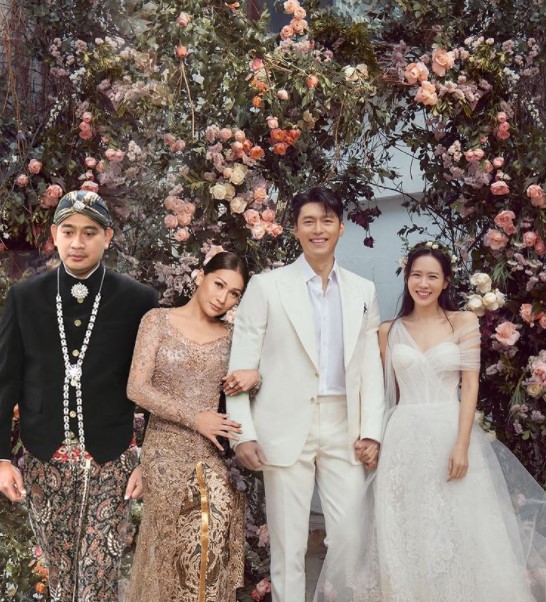 Potret editan Tata Janeeta 'hadir' di nikahan Hyun Bin ini kocak abis