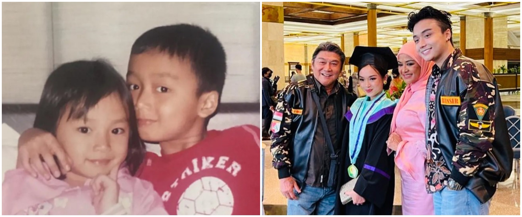 9 Potret kompak Leon Dozan dan Nabilah Rahman dari kecil hingga kini