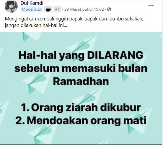 13 Status lucu bapak-bapak pas bulan Ramadan ini bikin cekikikan