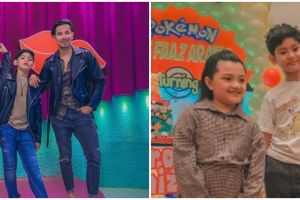 11 Momen Fairuz A Rafiq rayakan ultah ke-10 King Faaz, bertema Pokemon