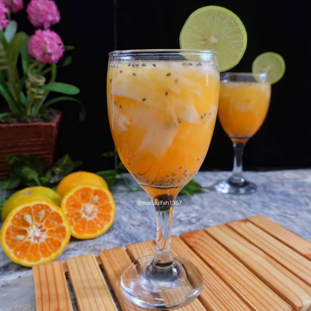 17 Kreasi es jeruk untuk buka puasa, praktis dan segarnya bikin nagih