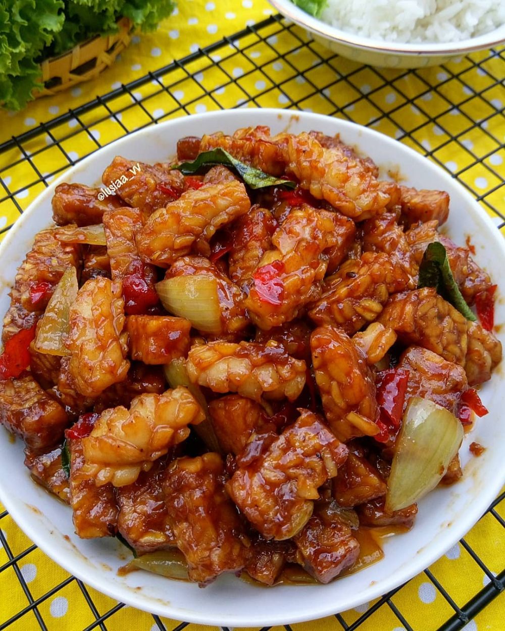 Resep tempe cumi asam manis, menu sahur praktis, enak, dan bikin nagih