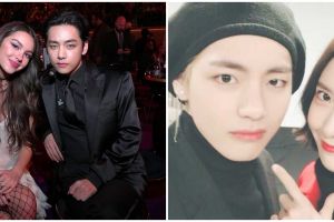 Potret kedekatan V BTS bareng 5 artis wanita, rayu Olivia Rodrigo