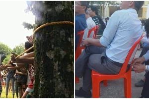 11 Potret lucu nggak sadar lagi dikerjain, bikin susah nahan tawa