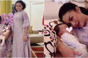 11 Potret Krisdayanti momong cucu, paras naturalnya curi perhatian