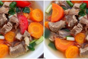 Resep sop bening daging sapi ala rumahan, kuahnya segar dan lezat