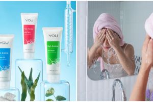 4 Y.O.U Hy! Amino Facial Wash, bantu bersihkan wajah secara mendalam