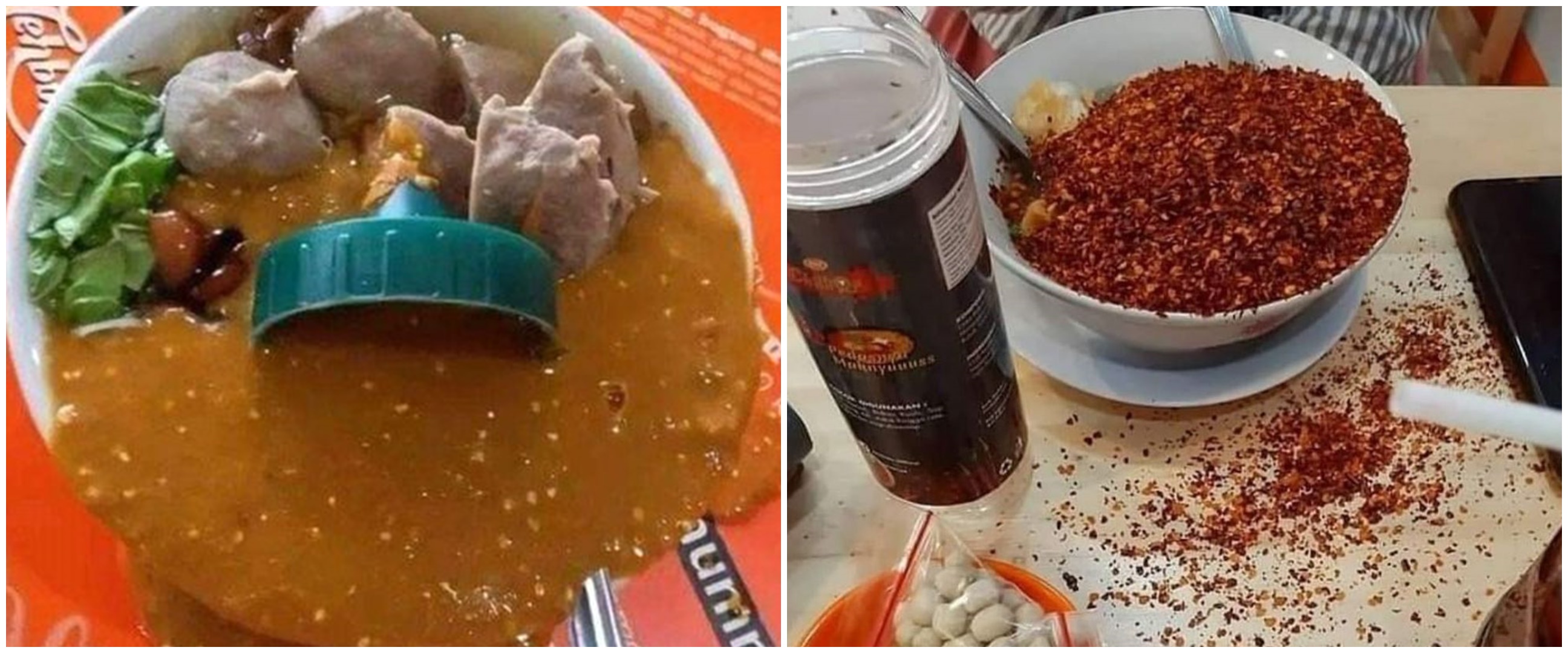 17 Momen lucu pas makan bakso, bikin gagal kenyang deh