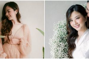 9 Gaya maternity shoot kehamilan kedua Franda, bertema floral