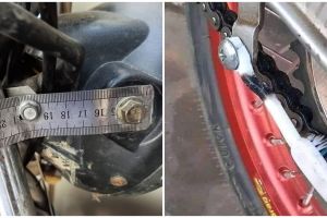 11 Benda nyeleneh dipasang di motor ini bikin gagal fokus