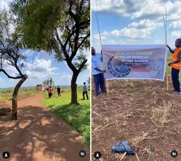Ivan Gunawan bangun masjid di Uganda Afrika, aksinya banjir pujian