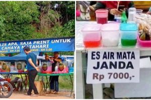 11 Spanduk nyeleneh pedagang takjil ini bikin pembeli gagal fokus