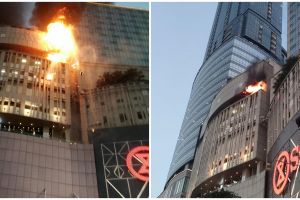 Mal Tunjungan Plaza 5 Surabaya terbakar saat momen buka puasa