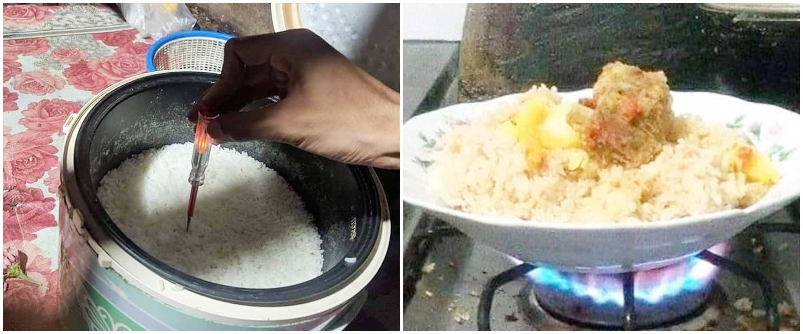 21 Potret nyeleneh masak nasi ala warga +62, bikin garuk kepala