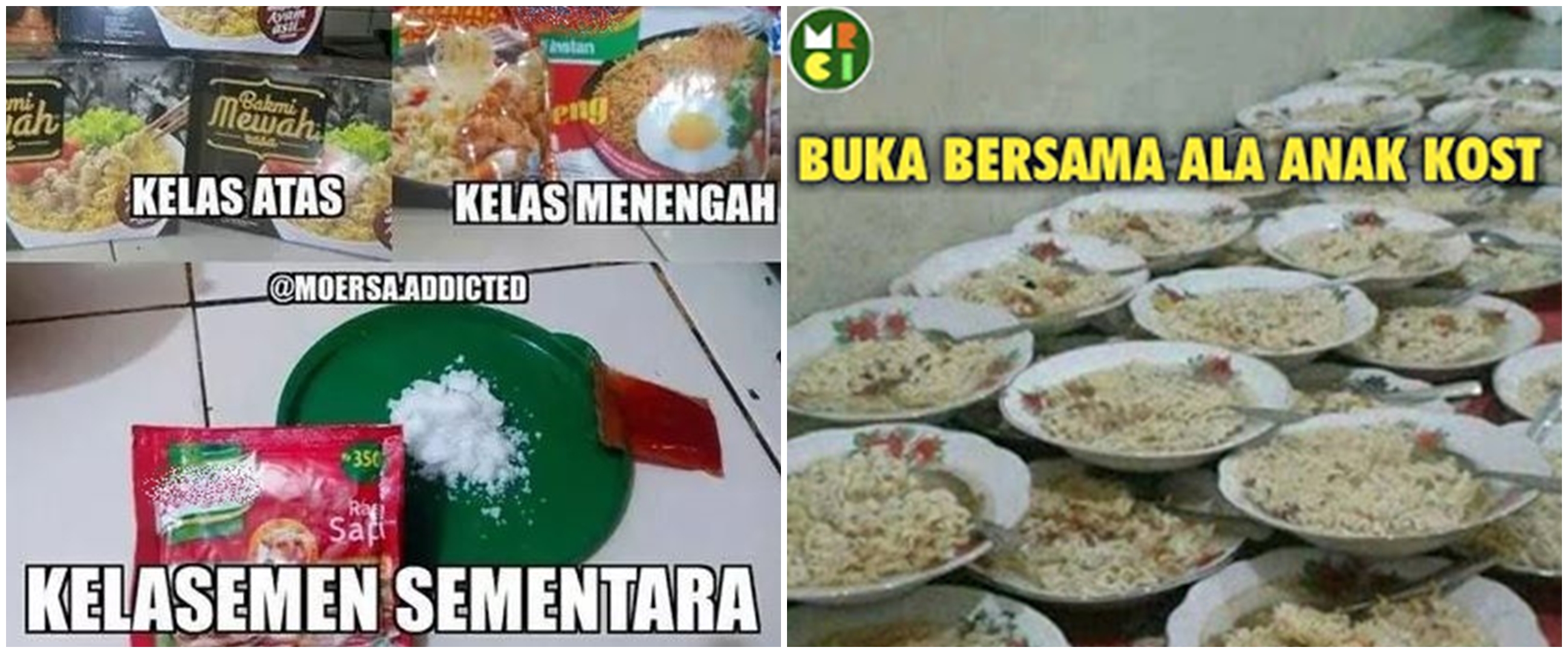 15 Meme kocak buka puasa ala anak kos, murah meriah