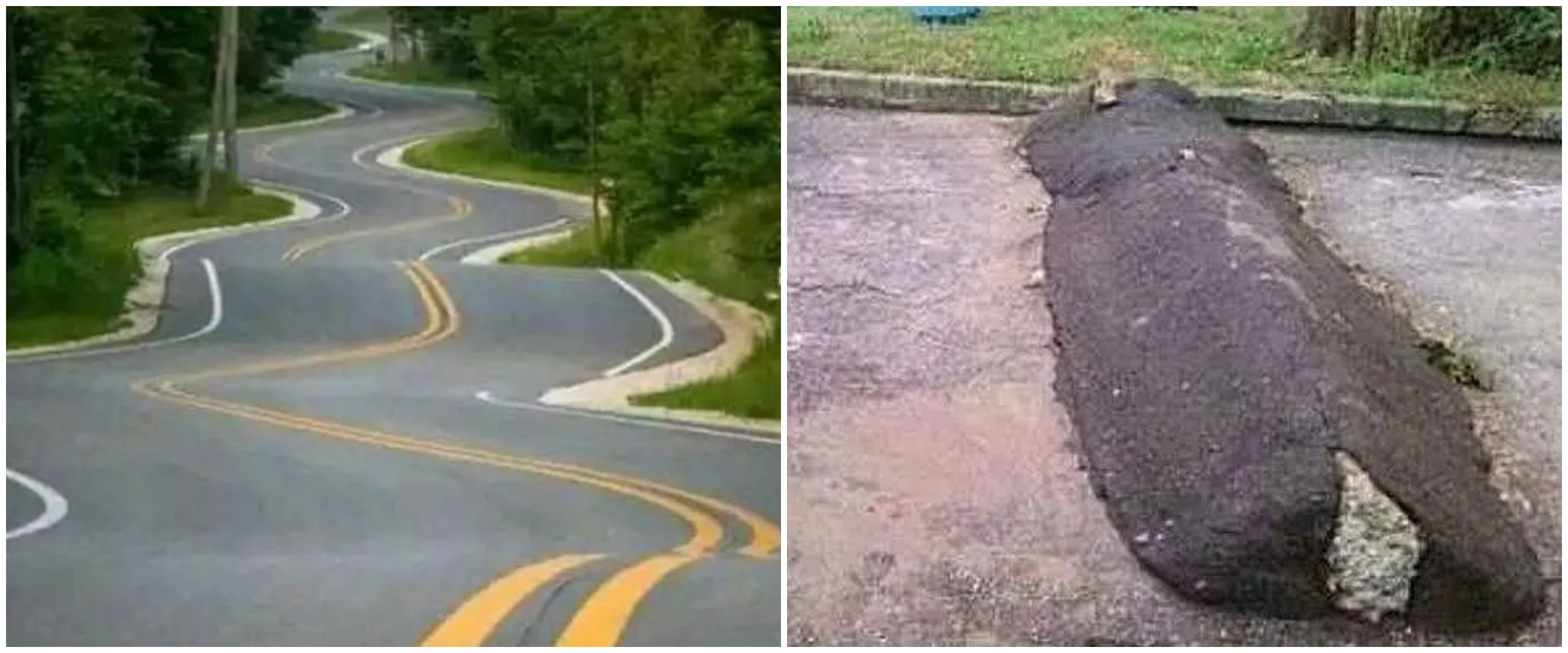 13 Potret lucu bentuk jalan ini bikin nggak habis pikir
