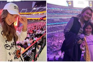 Momen seru 10 seleb nonton konser BTS, Luna Maya ikut soundcheck