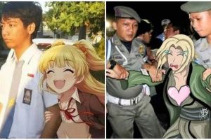 11 Editan absurd warganet bareng karakter anime ini bukti wibu sejati