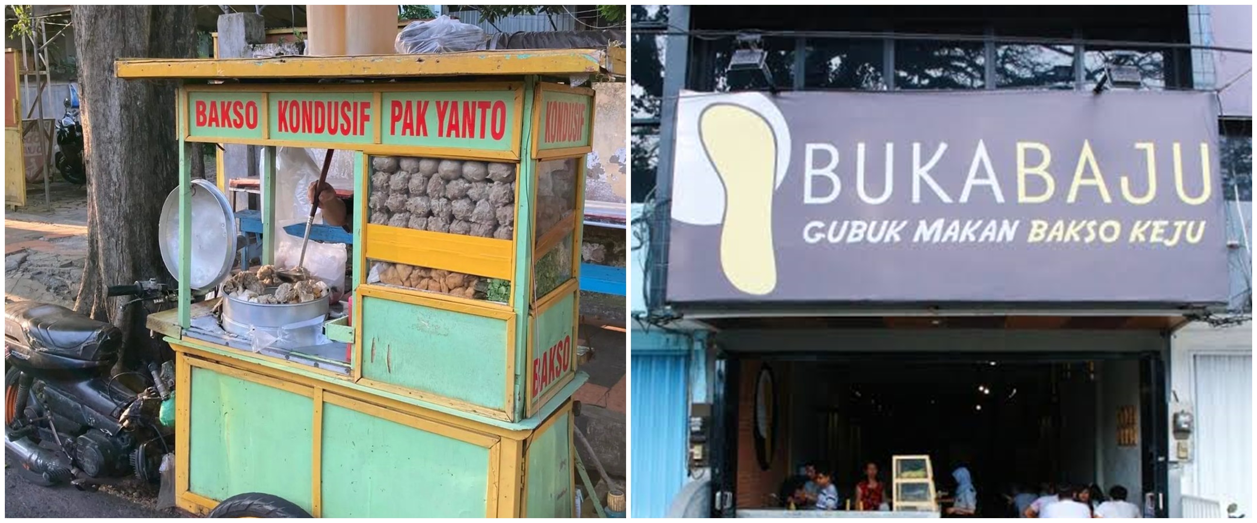 21 Spanduk lucu jualan bakso ini bikin yang baca senyum tipis