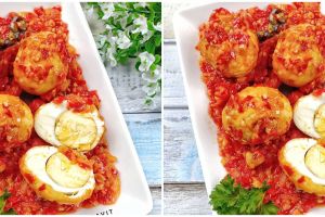 Resep telur balado, enak, sederhana, dan spesial untuk Lebaran