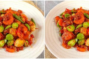 Resep sambal udang telur puyuh, pedasnya nendang dan bikin nagih