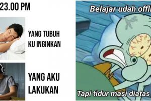 13 Meme kocak tentang begadang ini bikin angguk-angguk kepala
