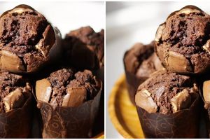 Resep dan cara membuat muffin cokelat, lembut dan mudah dibuat
