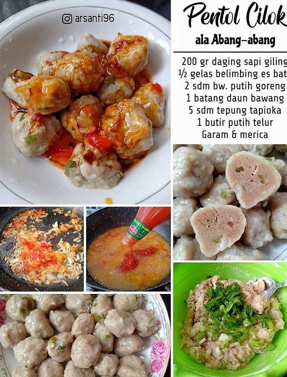 15 Cara membuat cilok aneka bumbu buat buka puasa, gurih dan nikmat