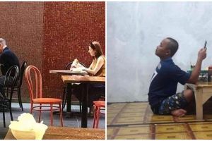 11 Momen lucu makan bareng ini ada-ada aja keanehannya