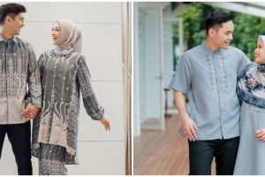 Inspirasi baju couple Lebaran ala 7 seleb, serasi dan modis