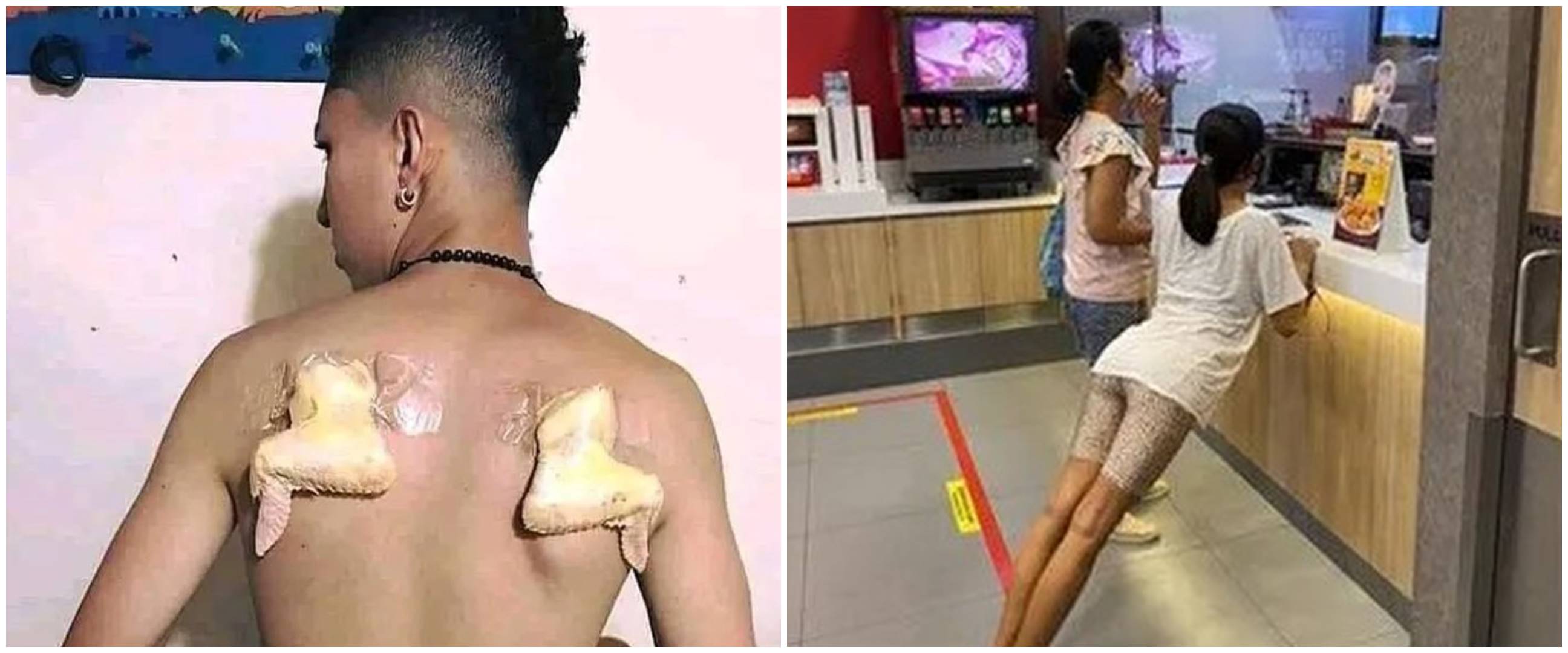 11 Potret nyeleneh orang saat difoto dari belakang ini ada-ada aja