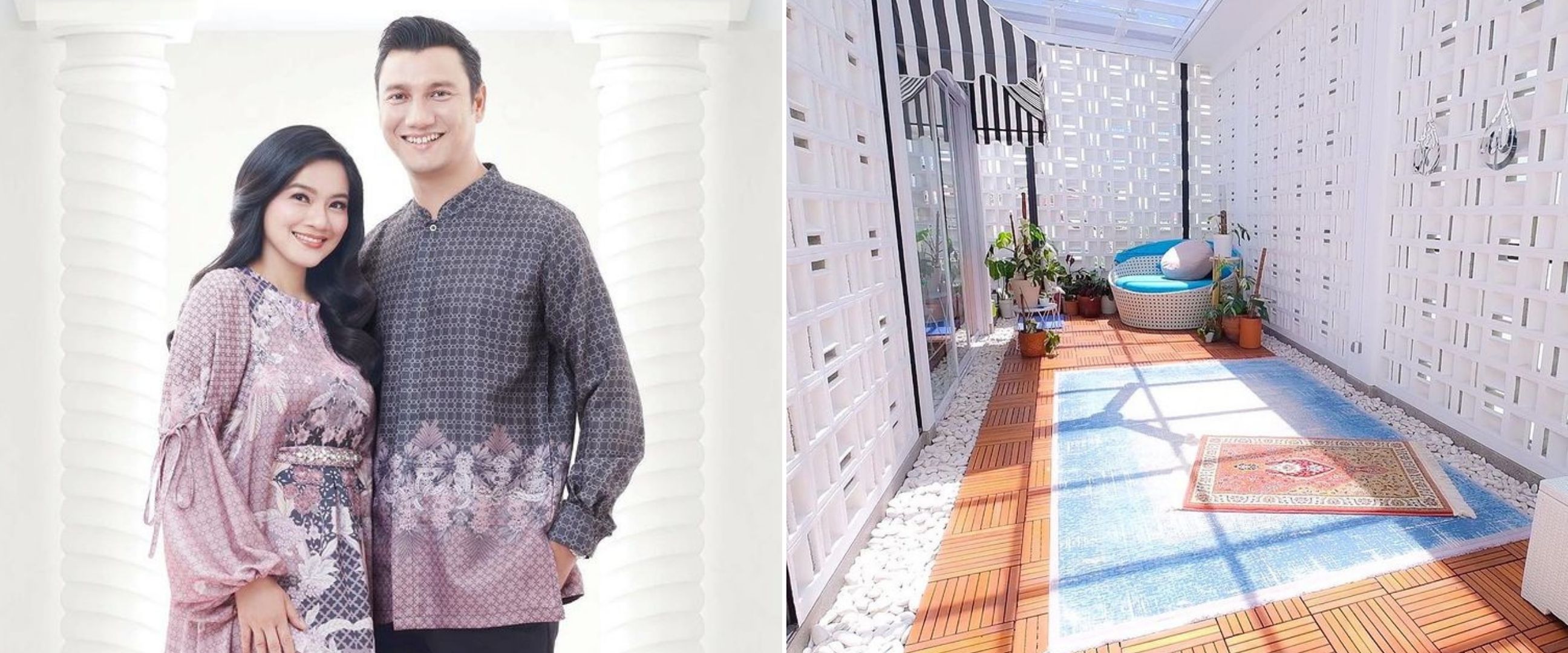 Potret musala di rumah 11 seleb, punya Dewi Sandra tempat wudunya unik