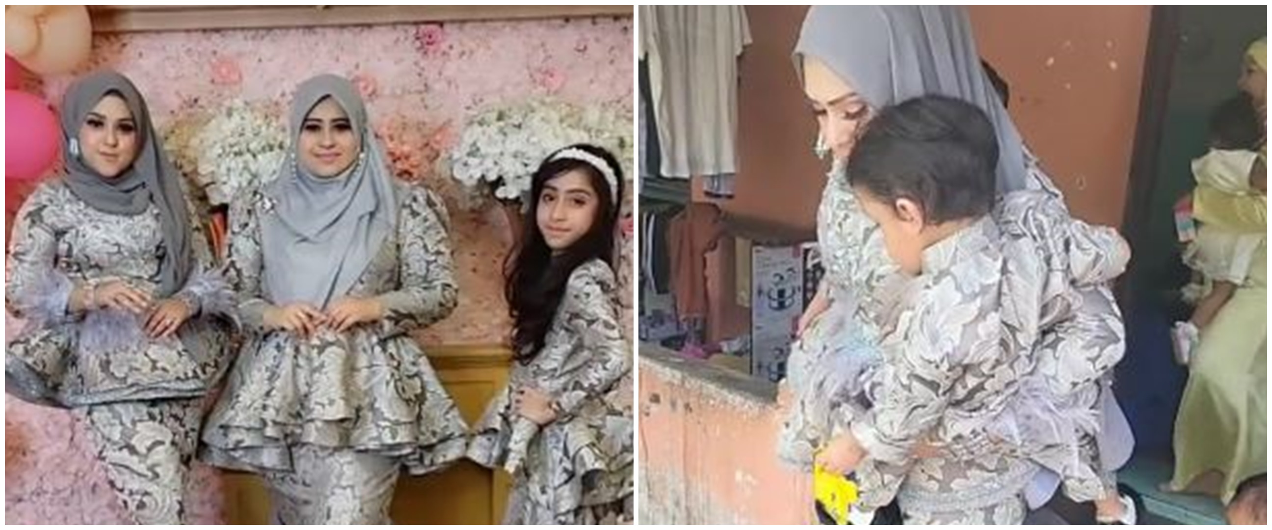 Viral wanita pakai baju Lebaran ala mermaid, penampilannya disorot