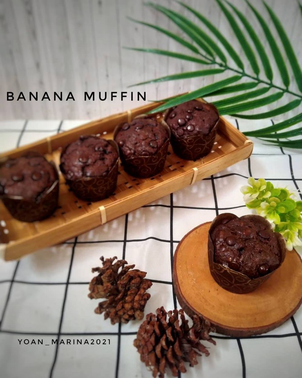 Resep banana muffin, enak, sederhana, manis, dan antigagal
