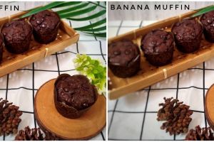 Resep banana muffin, enak, sederhana, manis, dan antigagal
