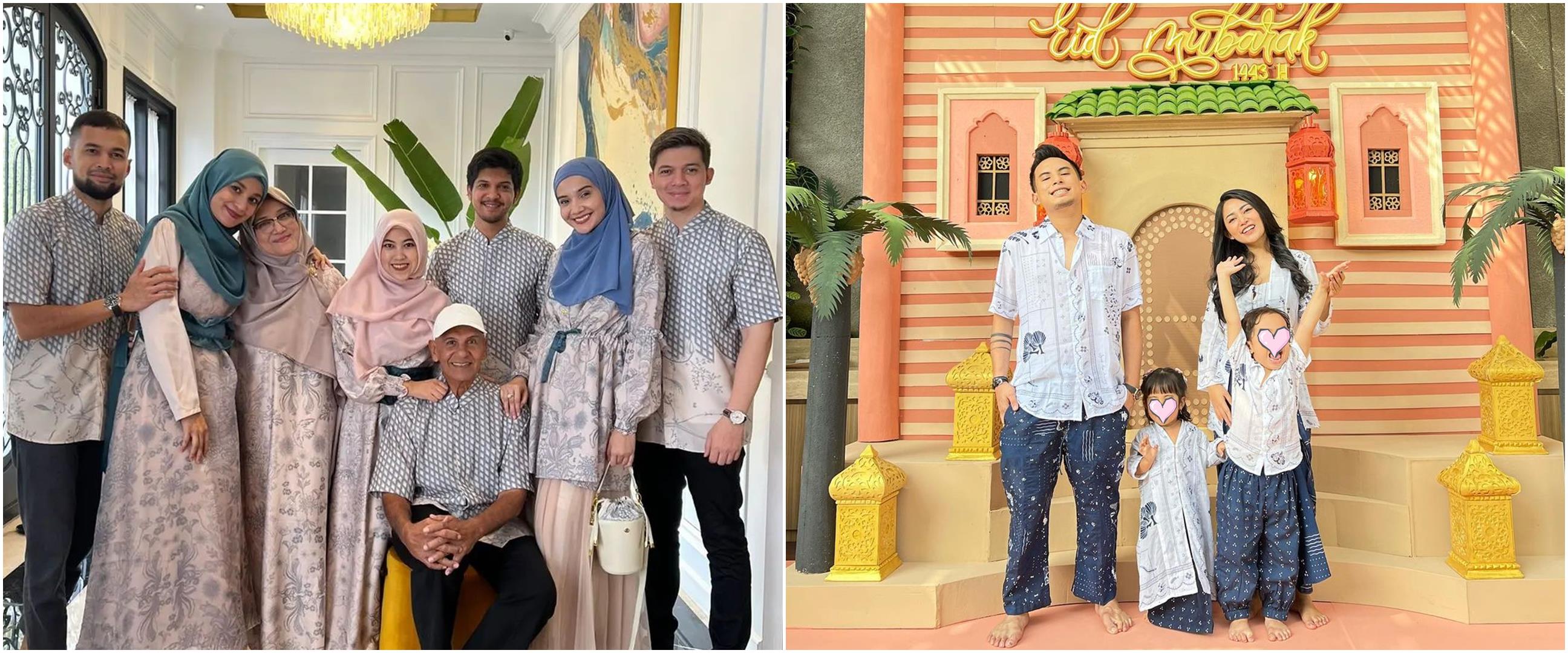 Momen 9 seleb rayakan Idul Fitri bareng mantan, tampil kompak