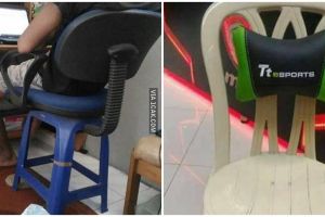21 Potret kursi gaming versi low budget ini bikin sakit pinggang