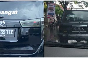 13 Pelat nomor kendaraan milik warga +62 ini bikin gagal fokus